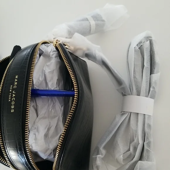 NWT Marc Jacobs Shutter Croc - Embossed Leather Crossbody Bag - Picture 8 of 8